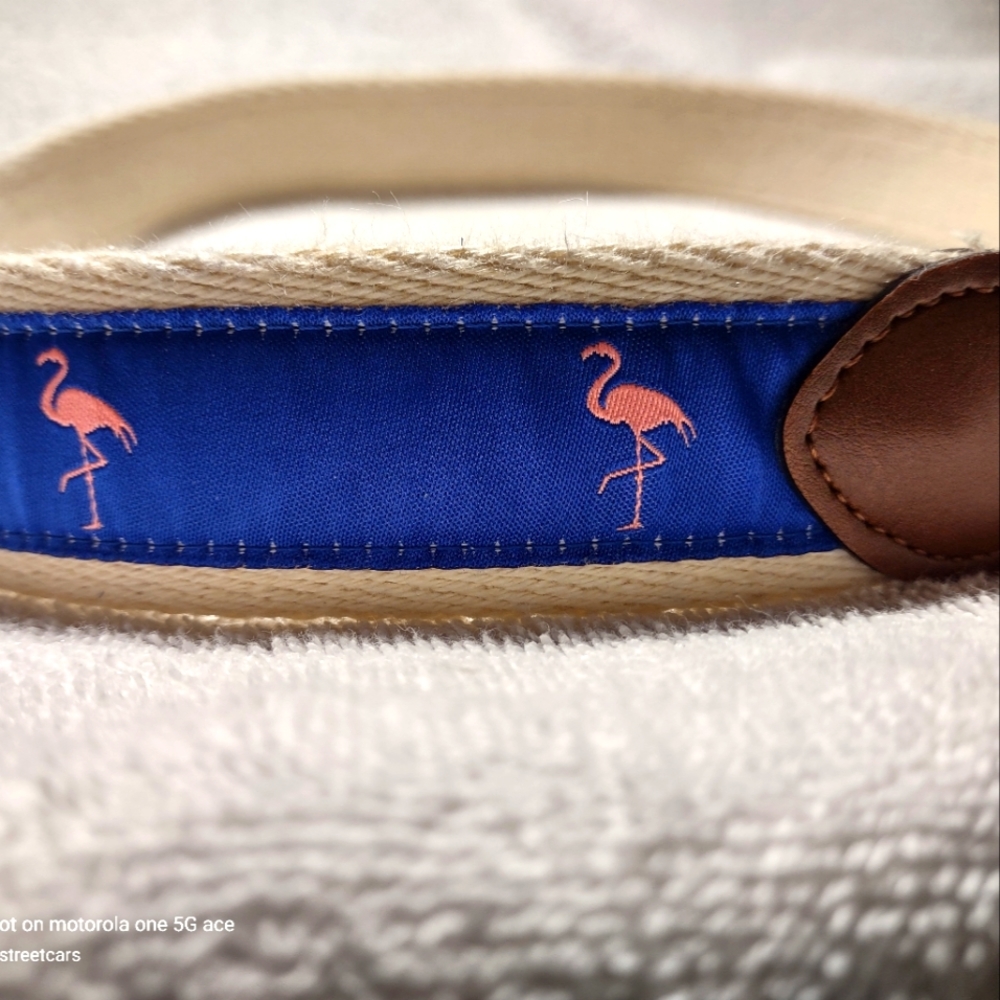 Boys Belt Small 30-32 Flamingos 36" long